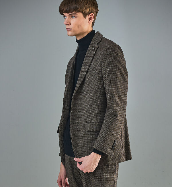 ABAHOUSE「【セットアップ対応】WOOL&times;COTTON ムリネ ジャージー ジャケット /」|テーラードジャケット|