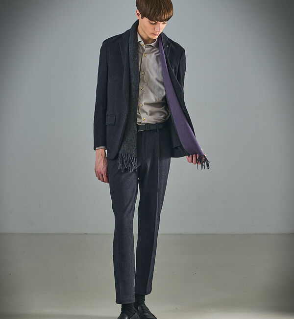 ABAHOUSE「【セットアップ対応】WOOL&times;COTTON ムリネ ジャージー ジャケット /」|テーラードジャケット|