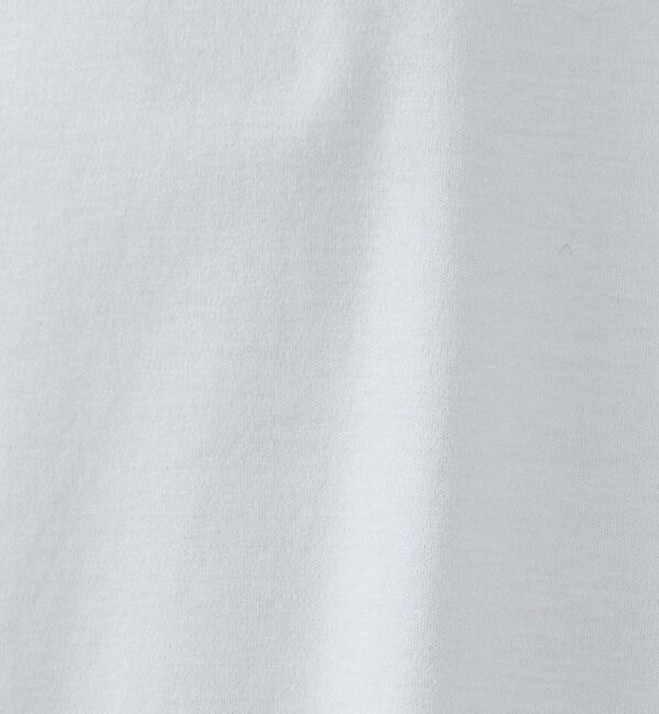 ABAHOUSE「KNIT COLLAR コットンポンチ クルーネック半袖Tシャツ / リラックス」|Tシャツ・カットソー|