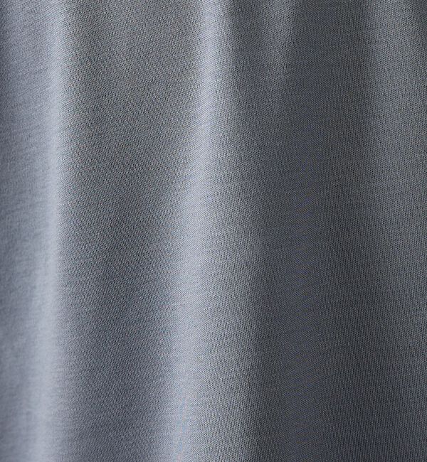 ABAHOUSE「KNIT COLLAR コットンポンチ クルーネック半袖Tシャツ / リラックス」|Tシャツ・カットソー|