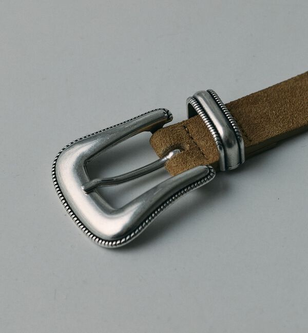 ABAHOUSE「【UNISEX】 KUDU NAKED LEATHER PUNTAIL BELT」|ベルト|