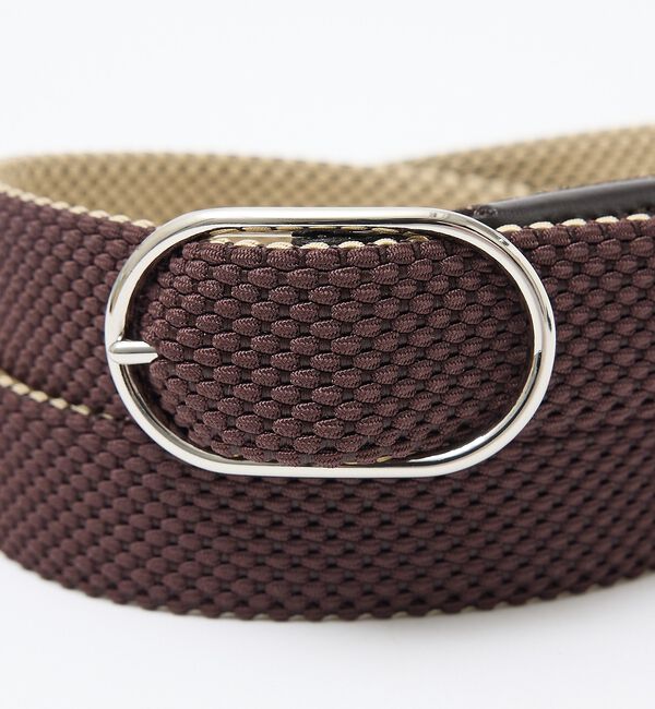 ABAHOUSE「【ABAHOUSE　les essentiels】リバーシブルゴムメッシュベルト」|ベルト|