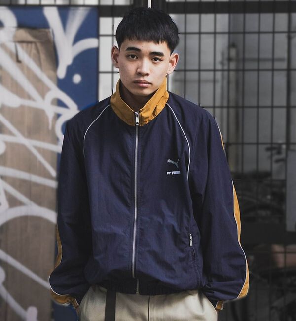 ABAHOUSE「【PUMA &times; SCYE / プーマ &times; サイ】T7 WOVEN JACKET」|ブルゾン・スタジャン|