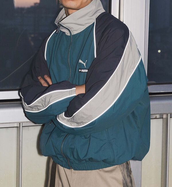 ABAHOUSE「【PUMA &times; SCYE / プーマ &times; サイ】T7 WOVEN JACKET」|ブルゾン・スタジャン|