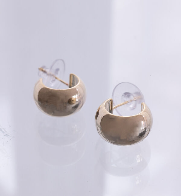 Rouge vif「【sauvage peau 】メタルドロップピアス」|ピアス|