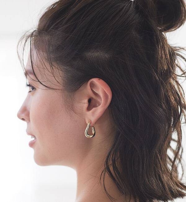 Rouge vif「【sauvage peau】メタルデザインピアス」|ピアス|