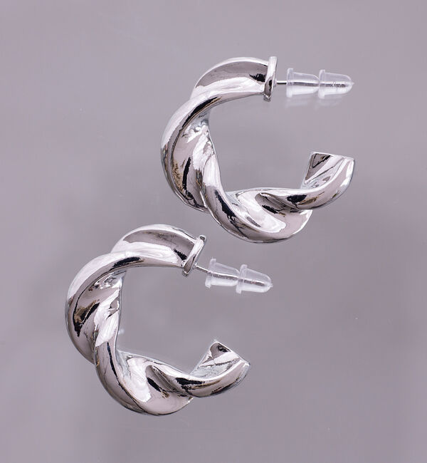 Rouge vif「【sauvage peau】メタルビジューピアス」|ピアス|