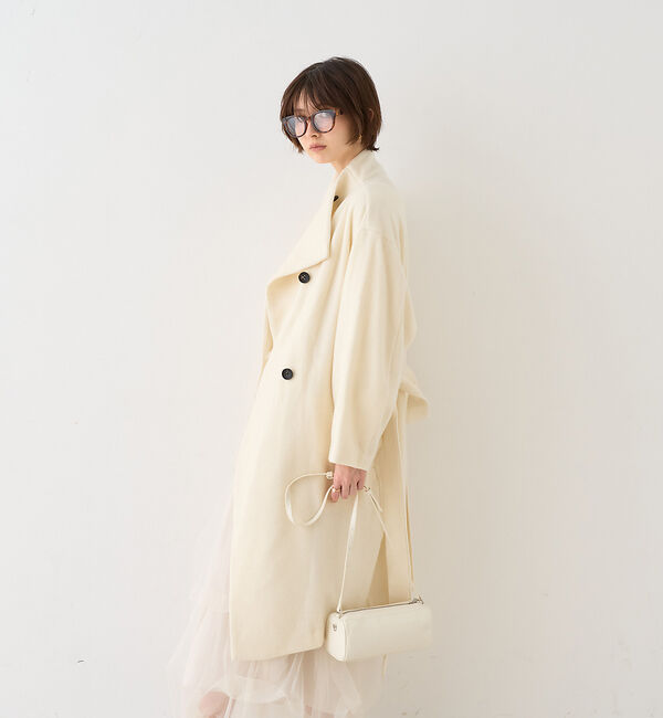 Rouge vif「【一部店舗限定】ショートビーバーニュアンスカラーコート」|その他|
