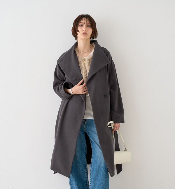 Rouge vif「【一部店舗限定】ショートビーバーニュアンスカラーコート」|その他|