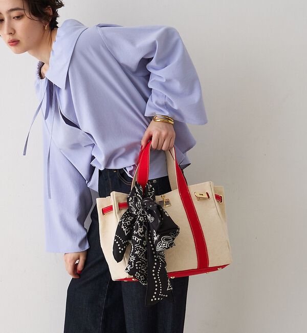 Rouge vif「【CHIMERE/シメール】キャンバスミニトート（小）」|トートバッグ|レッド