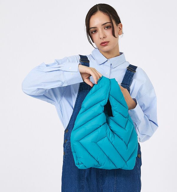 Rouge vif「【KWD/ケーダブルディー】ダウンバッグ/DOWN BAG/ハンドバッグ」|ハンドバッグ|ブルー