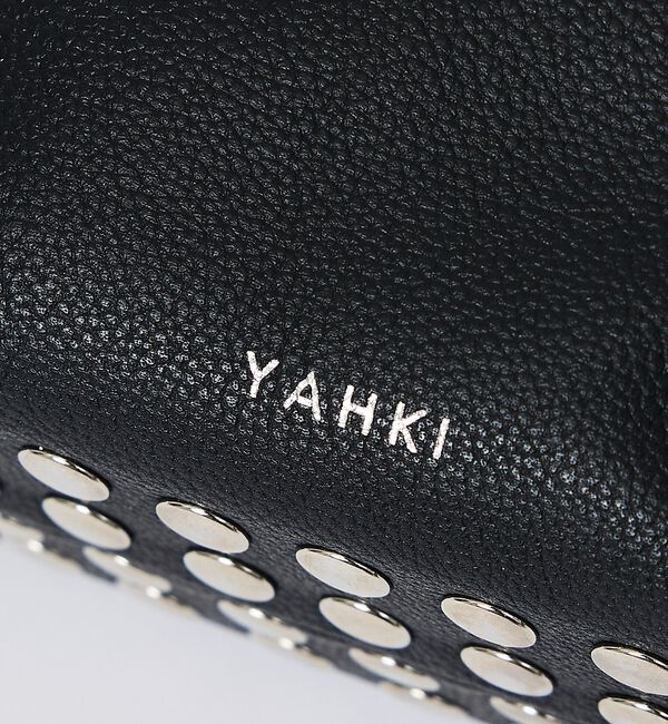 Rouge vif「【YAHKI】YH-827 HAND BAG/巾着バッグ/スタッズ/レザーバッグ」|ハンドバッグ|