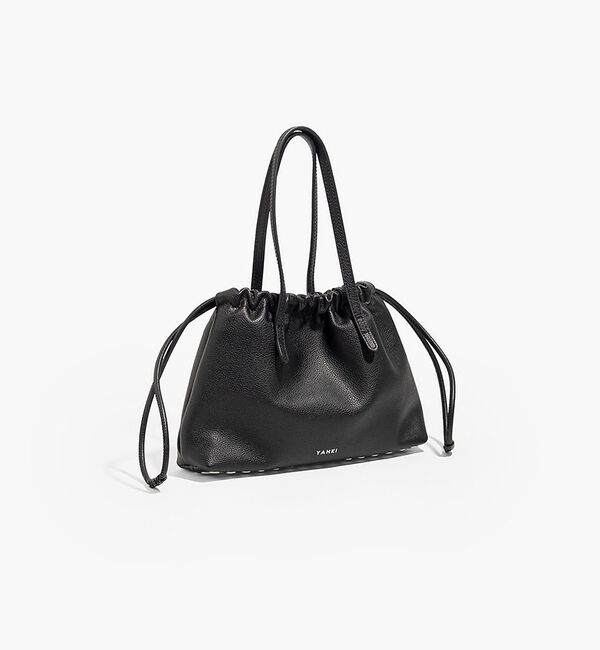 Rouge vif「【YAHKI】YH-827 HAND BAG/巾着バッグ/スタッズ/レザーバッグ」|ハンドバッグ|