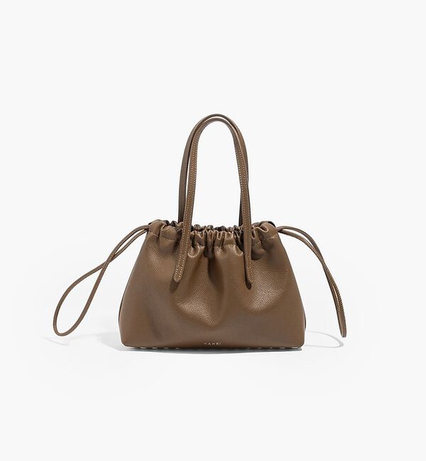 Rouge vif「【YAHKI】YH-827 HAND BAG/巾着バッグ/スタッズ/レザーバッグ」|ハンドバッグ|