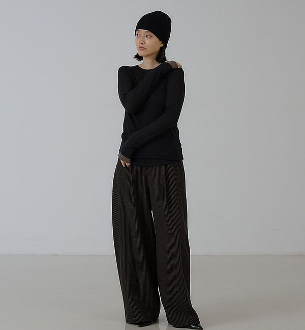 NOMINE「ダブルスリーブ シアー ロンT」|Tシャツ・カットソー|