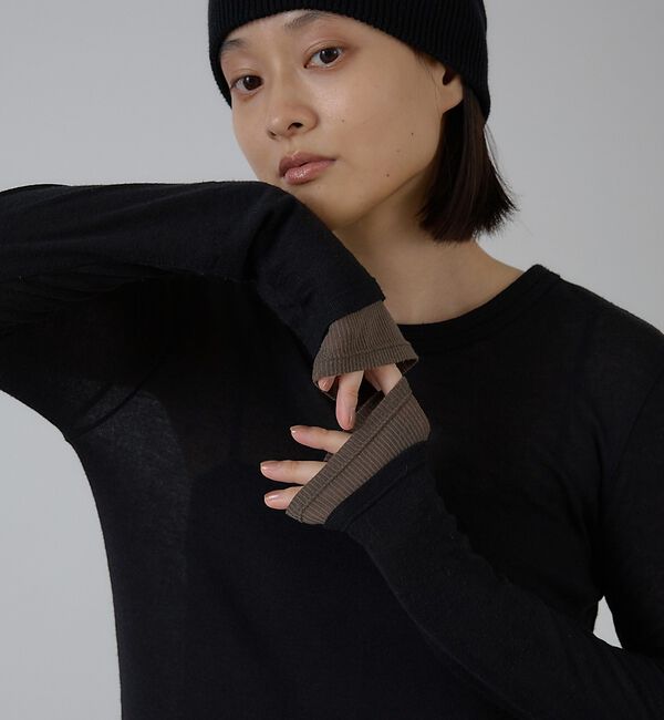 NOMINE「ダブルスリーブ シアー ロンT」|Tシャツ・カットソー|