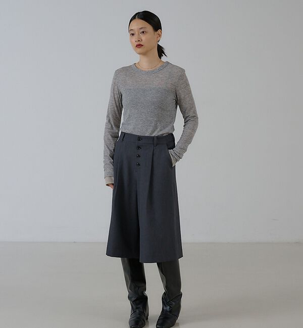 NOMINE「ダブルスリーブ シアー ロンT」|Tシャツ・カットソー|