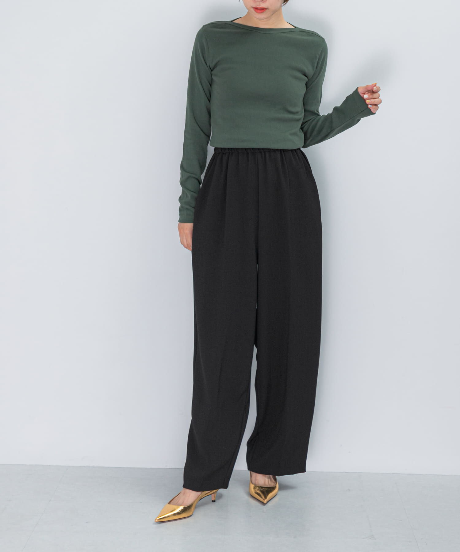 URBAN RESEARCH ROSSO「ELENDEEK　GEORGETTE RELAX PANTS」|その他|