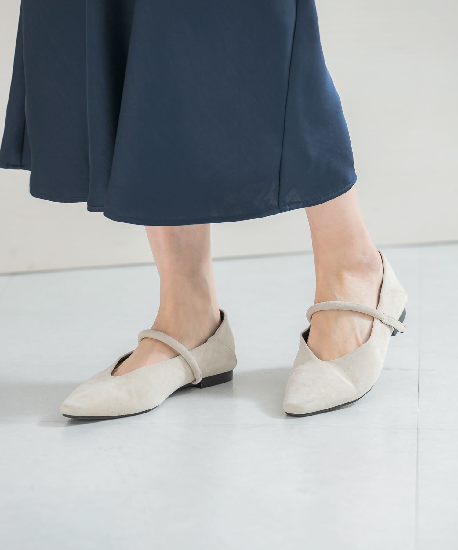 URBAN RESEARCH ROSSO「REMME　FLAT SUEDE SHOES」|その他|ベージュ
