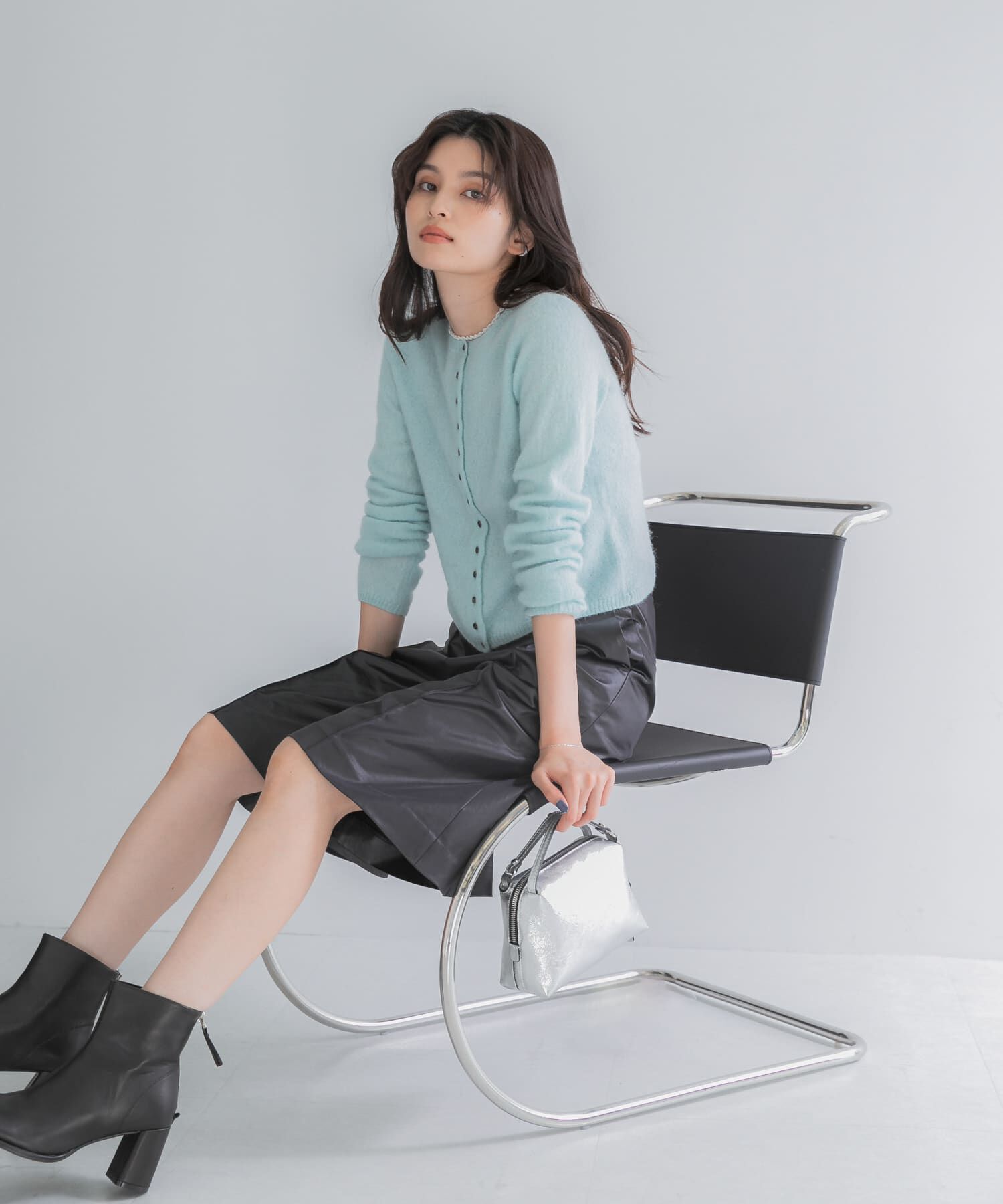 URBAN RESEARCH ROSSO「ハードサテンハーフパンツ」|その他|ブラック