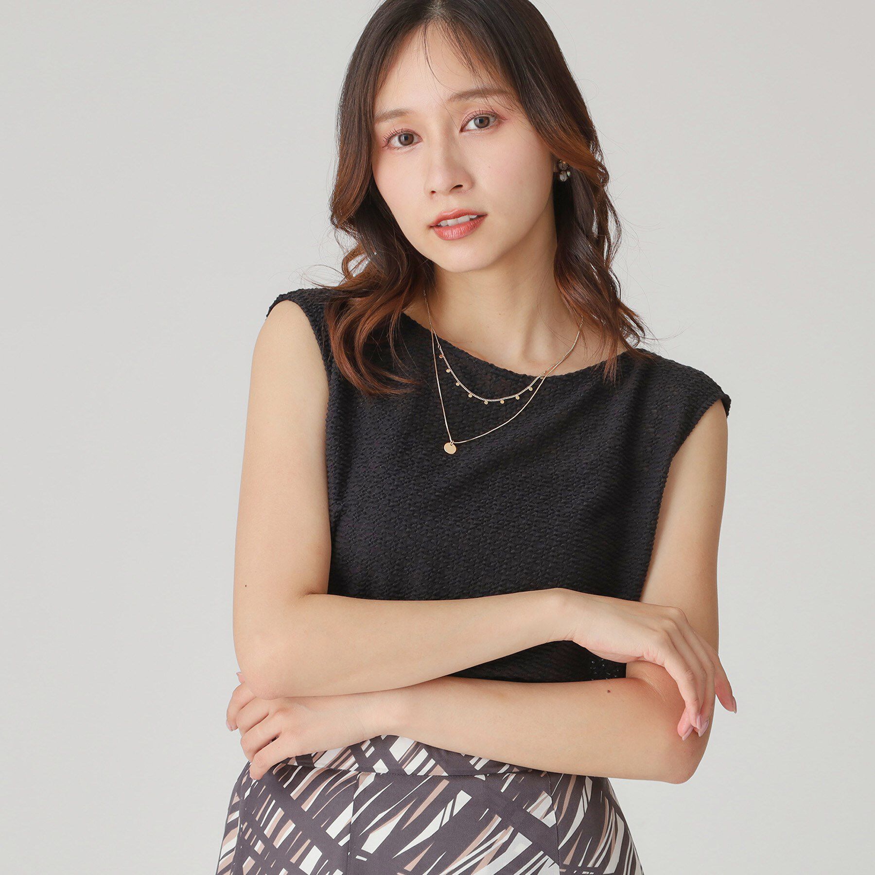 COUP DE CHANCE「◆【手洗い可／日本製】ノースリーブトップス」|Tシャツ・カットソー|