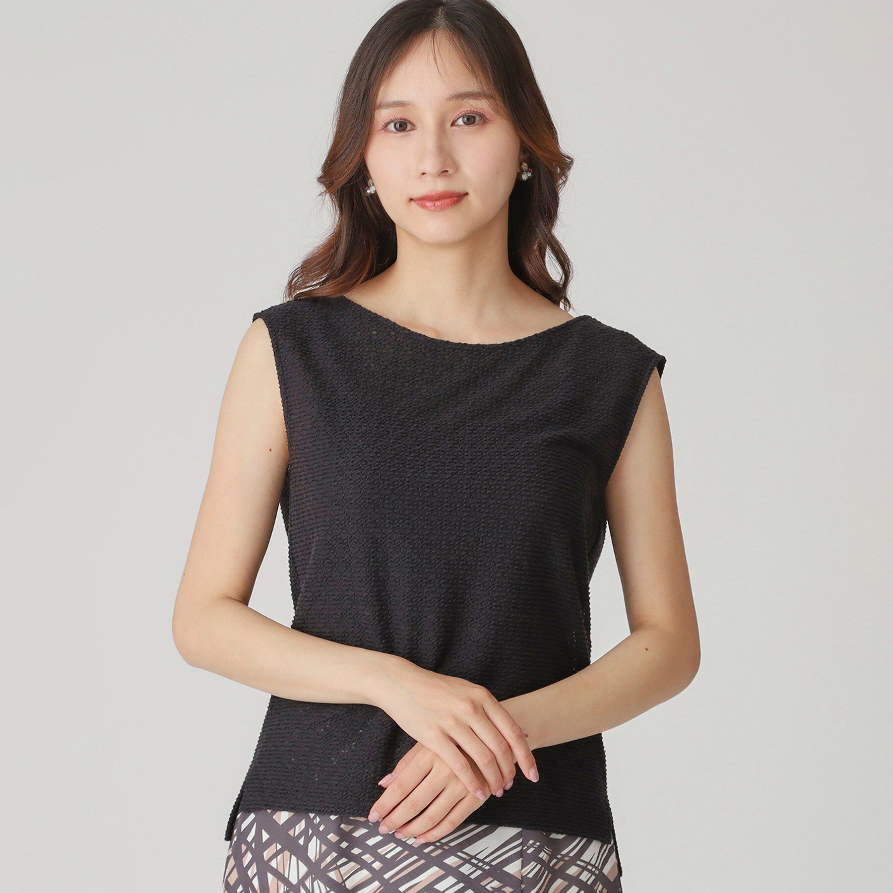 COUP DE CHANCE「◆【手洗い可／日本製】ノースリーブトップス」|Tシャツ・カットソー|