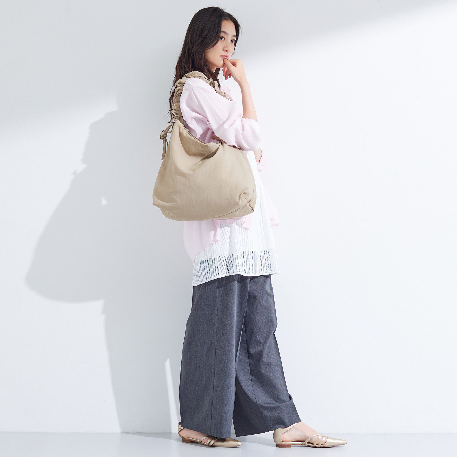 INDIVI「【新色登場！超軽量】2WAYドロストショルダーバッグ」|ショルダー・メッセンジャー|