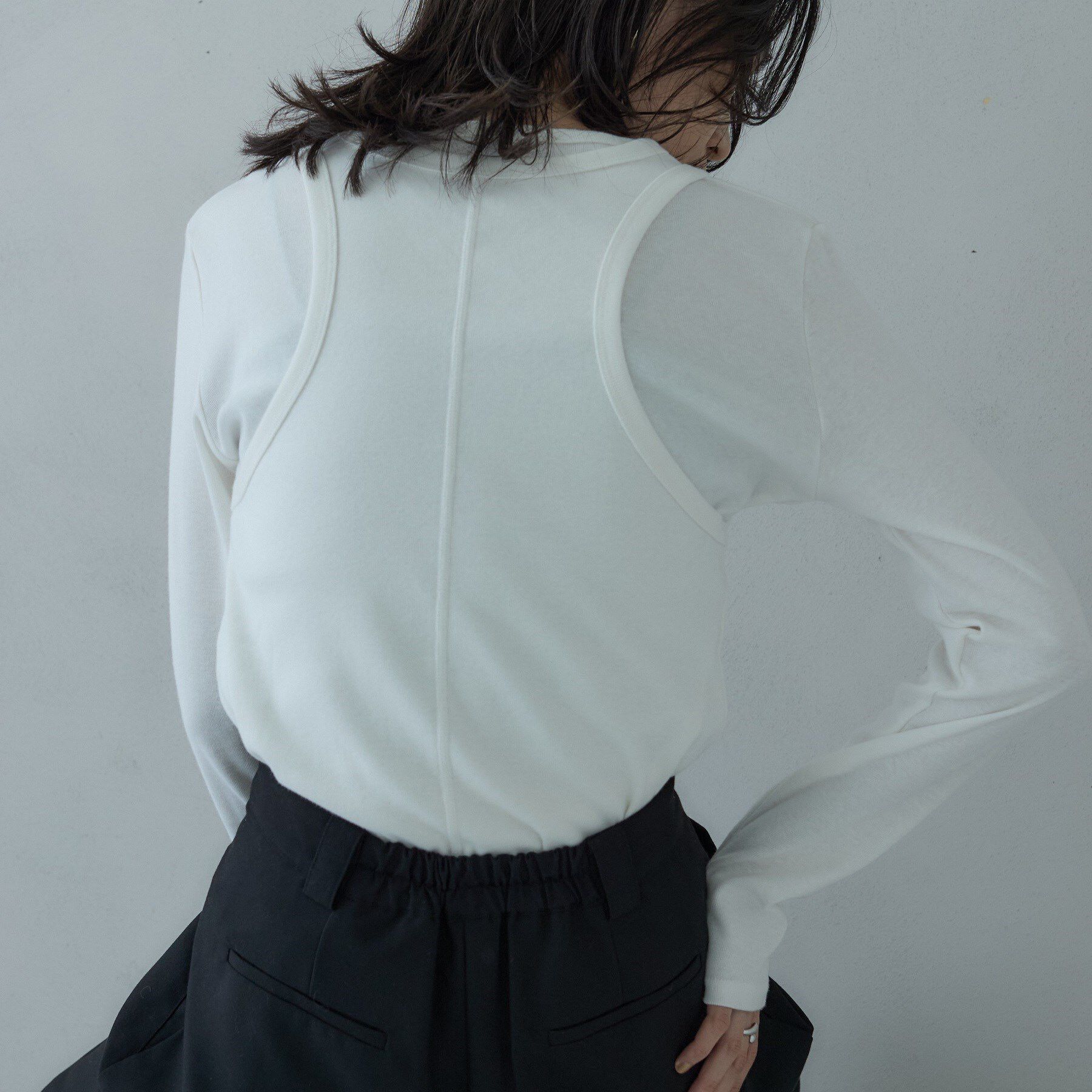 GALLEST「タンクレイヤーフライスカットソー」|Tシャツ・カットソー|