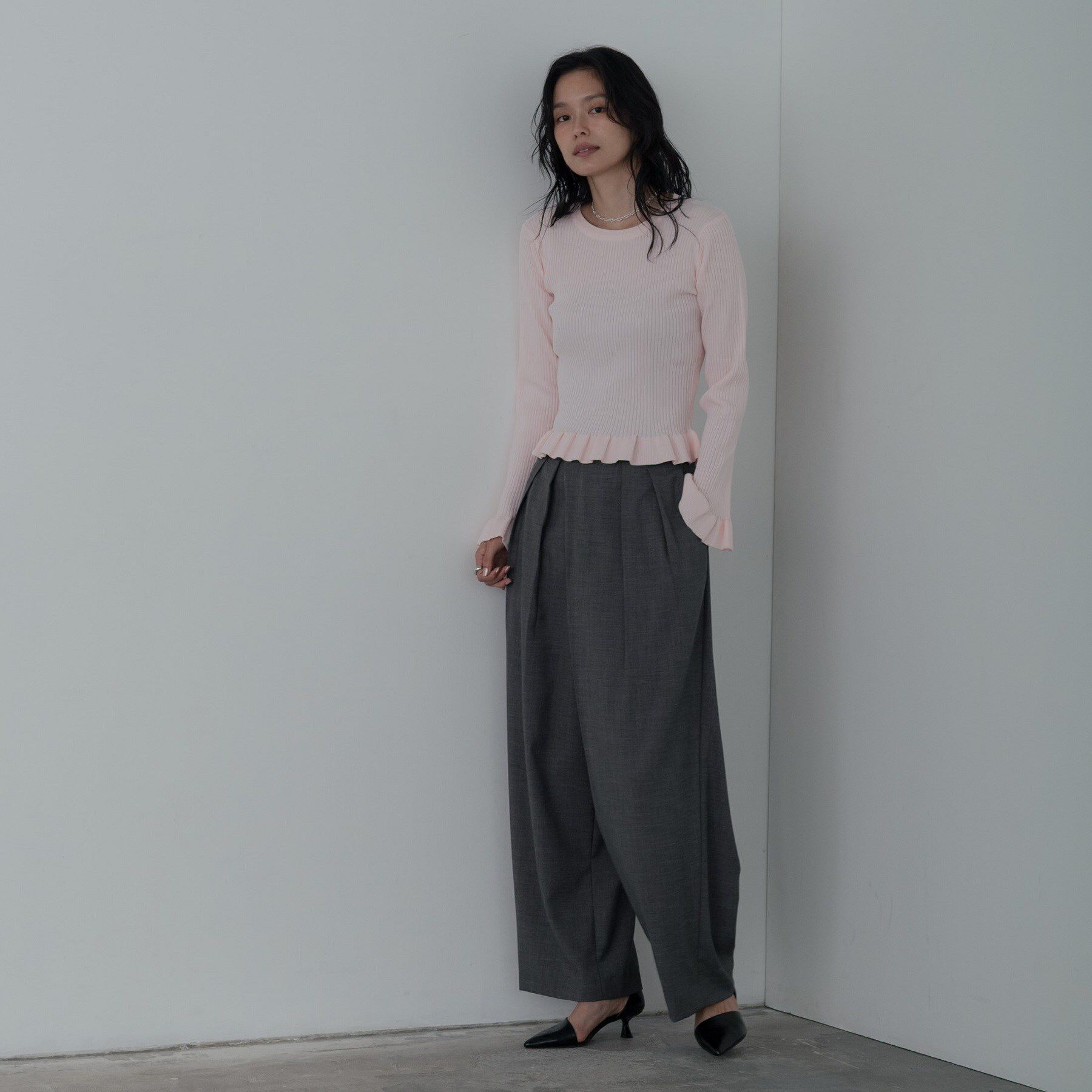GALLEST「センタータックメランジワイドパンツ」|その他|