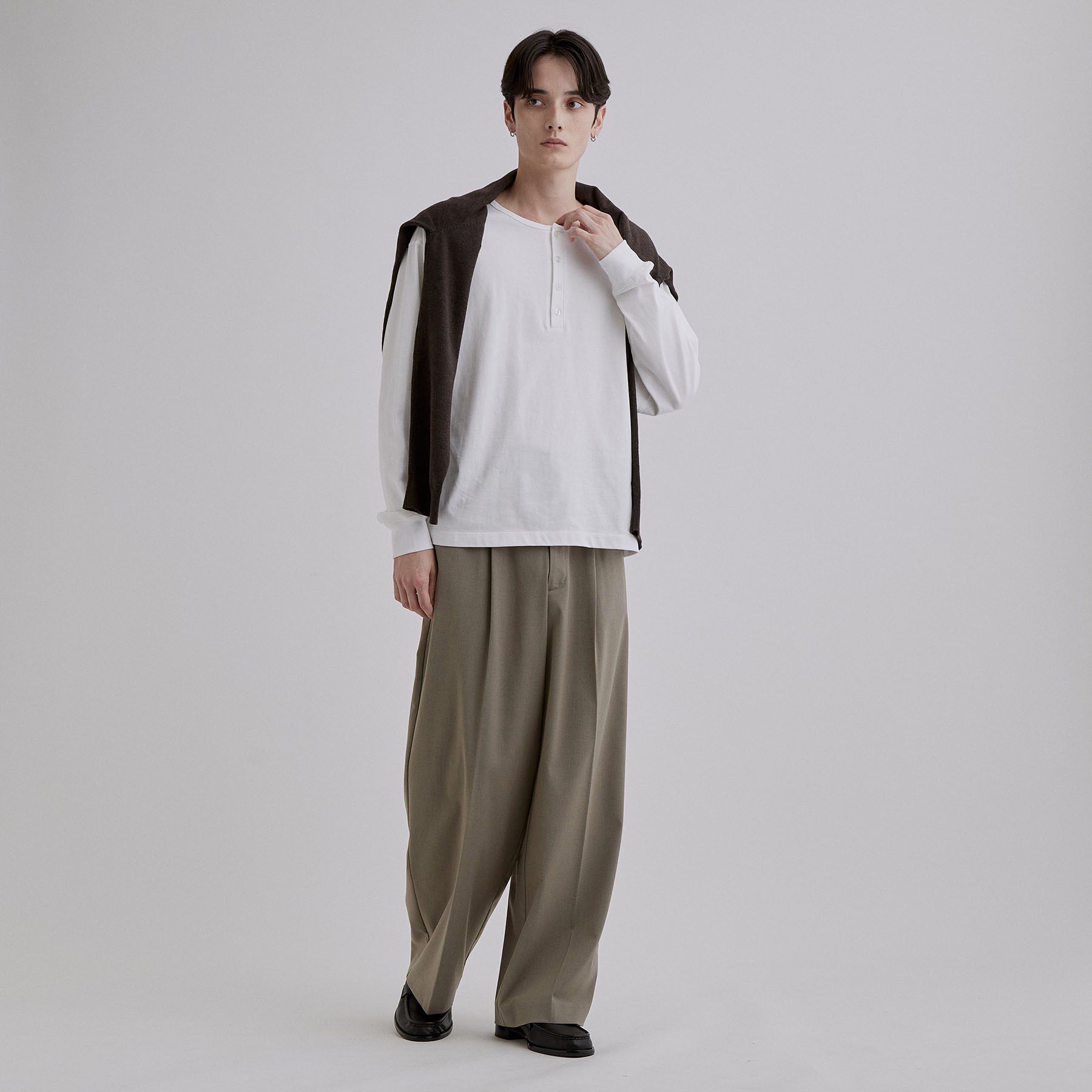 tk.TAKEO KIKUCHI「【セットアップ対応可】オーバーサイズスラックス」|その他|