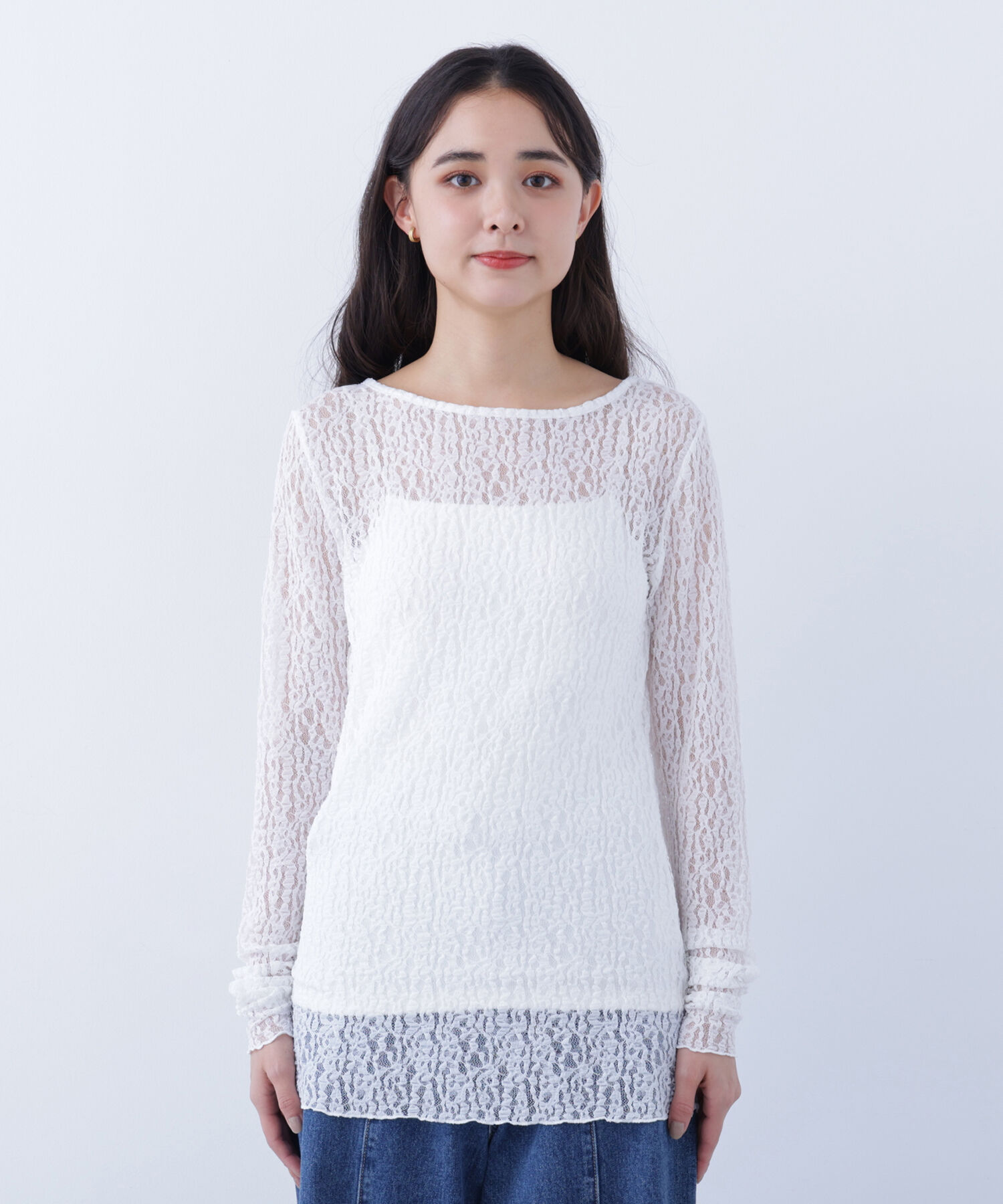  「〈N.〉 レースカットソー」|Tシャツ・カットソー|