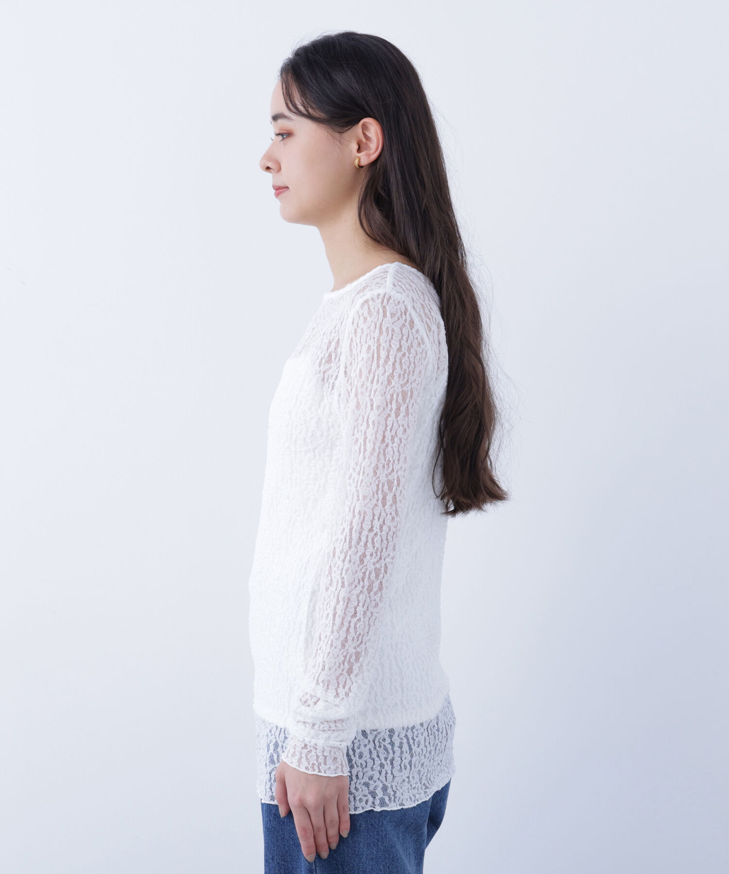  「〈N.〉 レースカットソー」|Tシャツ・カットソー|