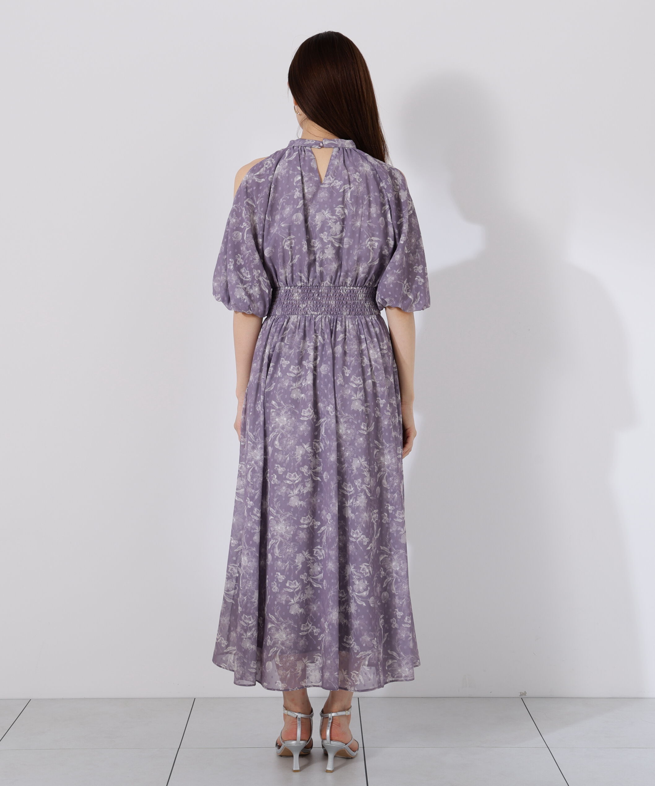 PROPORTION BODY DRESSING「オープンショルダー花柄ワンピース」|ワンピース|