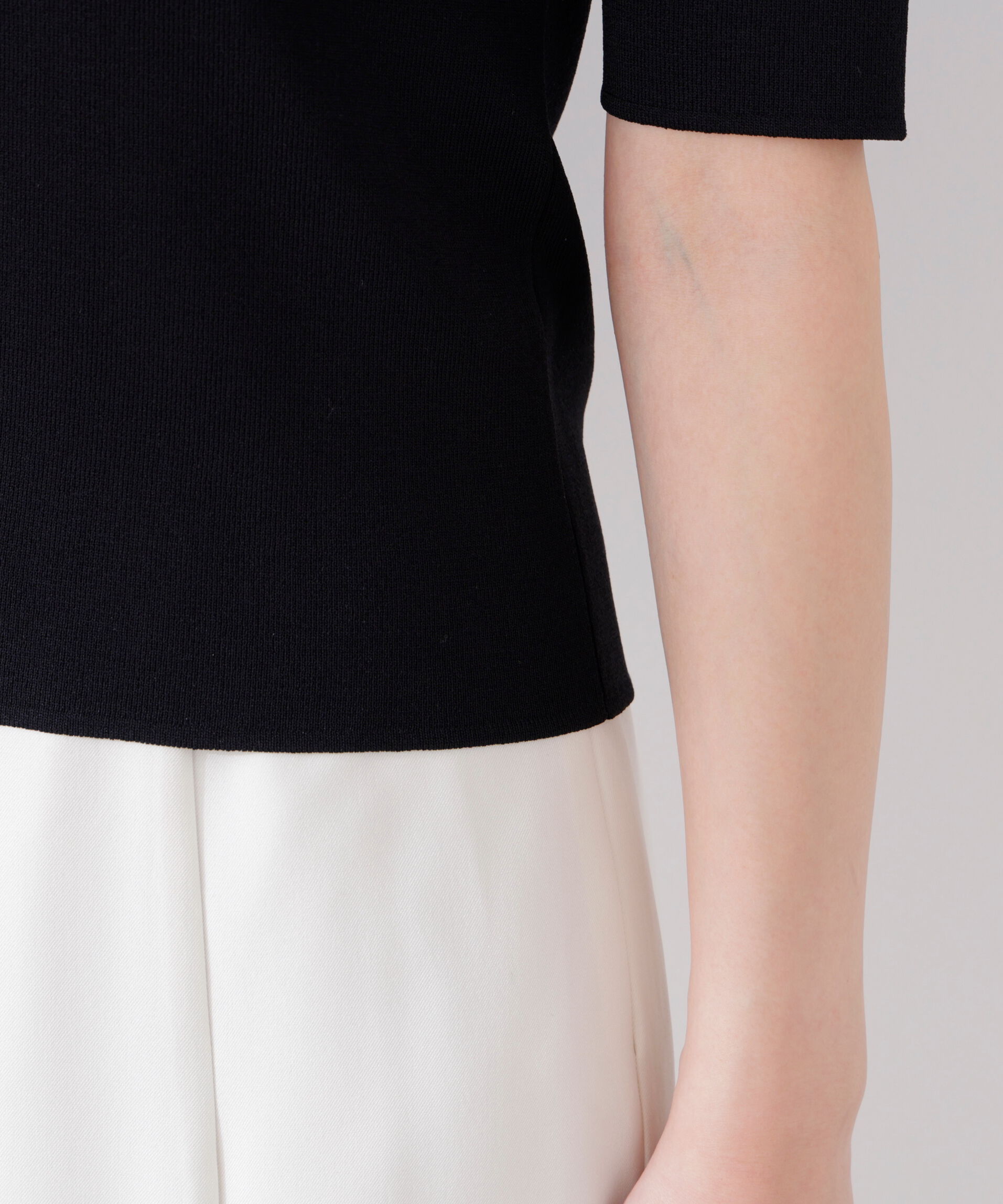 PROPORTION BODY DRESSING「＜UV＞サイドリボンニット　26SS」|ニット・セーター|