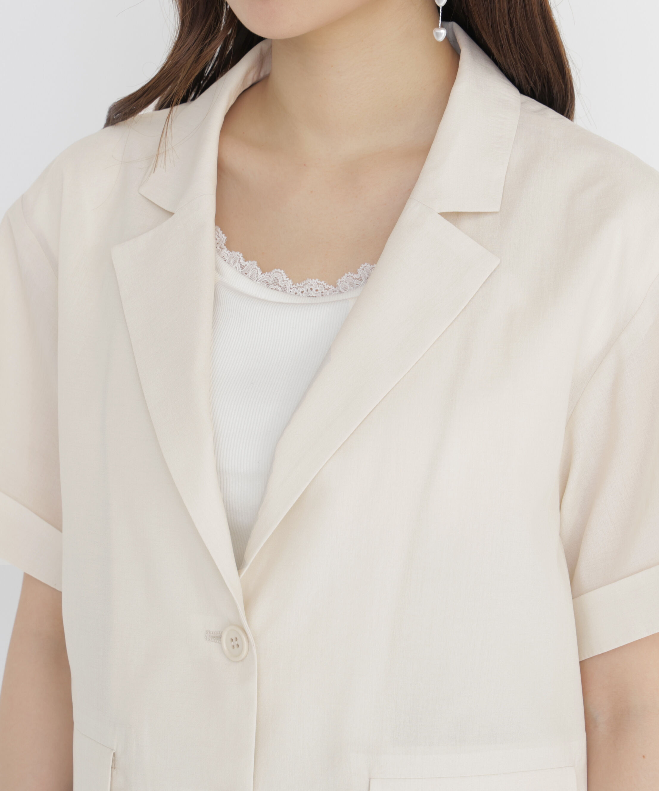 PROPORTION BODY DRESSING「＜a/mie＞ハーフスリーブジャケット」|その他|