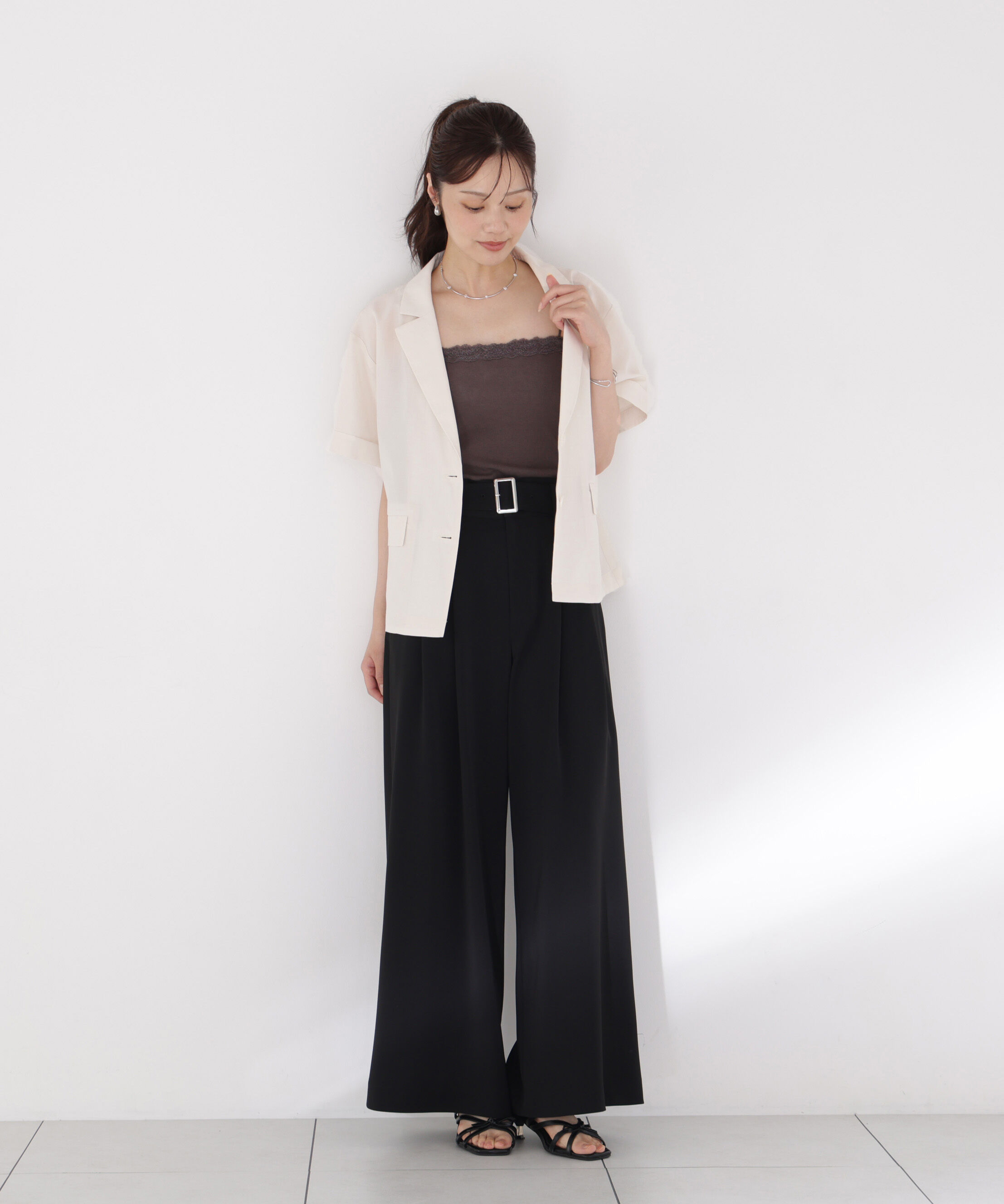 PROPORTION BODY DRESSING「＜a/mie＞ハーフスリーブジャケット」|その他|