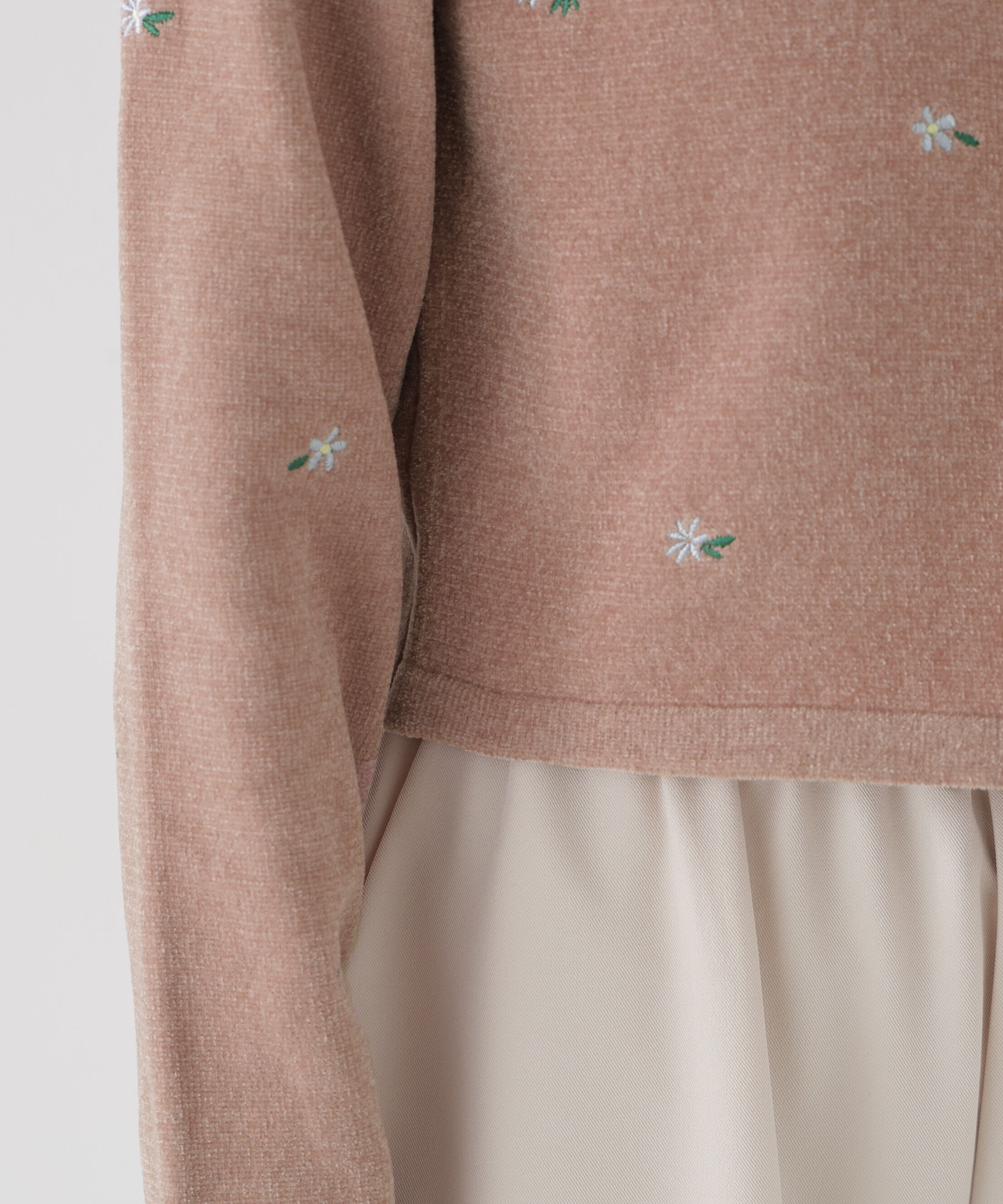 PROPORTION BODY DRESSING「＜a/mie＞エンブロイダリーモールカーディガン 26AW」|カーディガン|