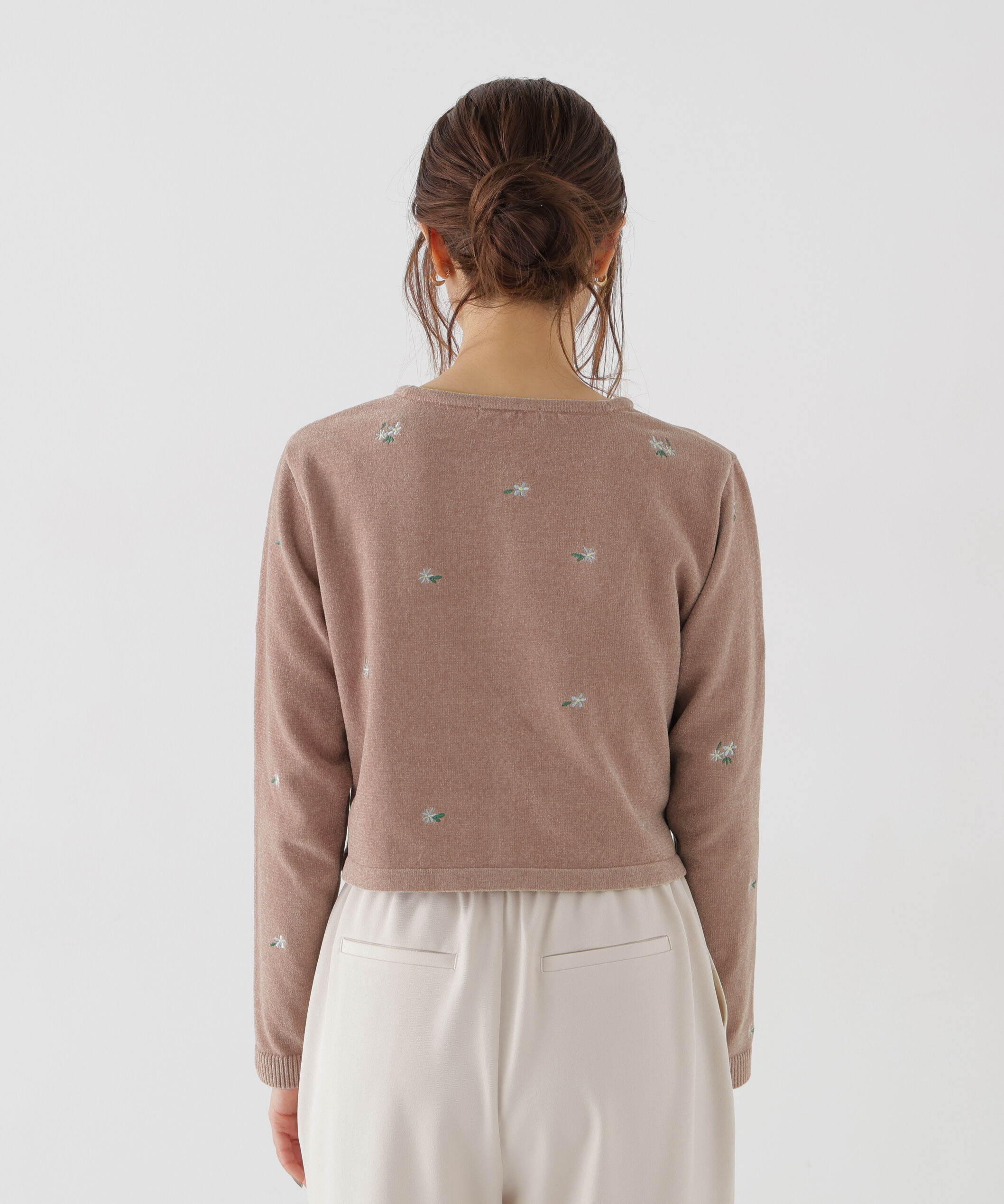PROPORTION BODY DRESSING「＜a/mie＞エンブロイダリーモールカーディガン 26AW」|カーディガン|