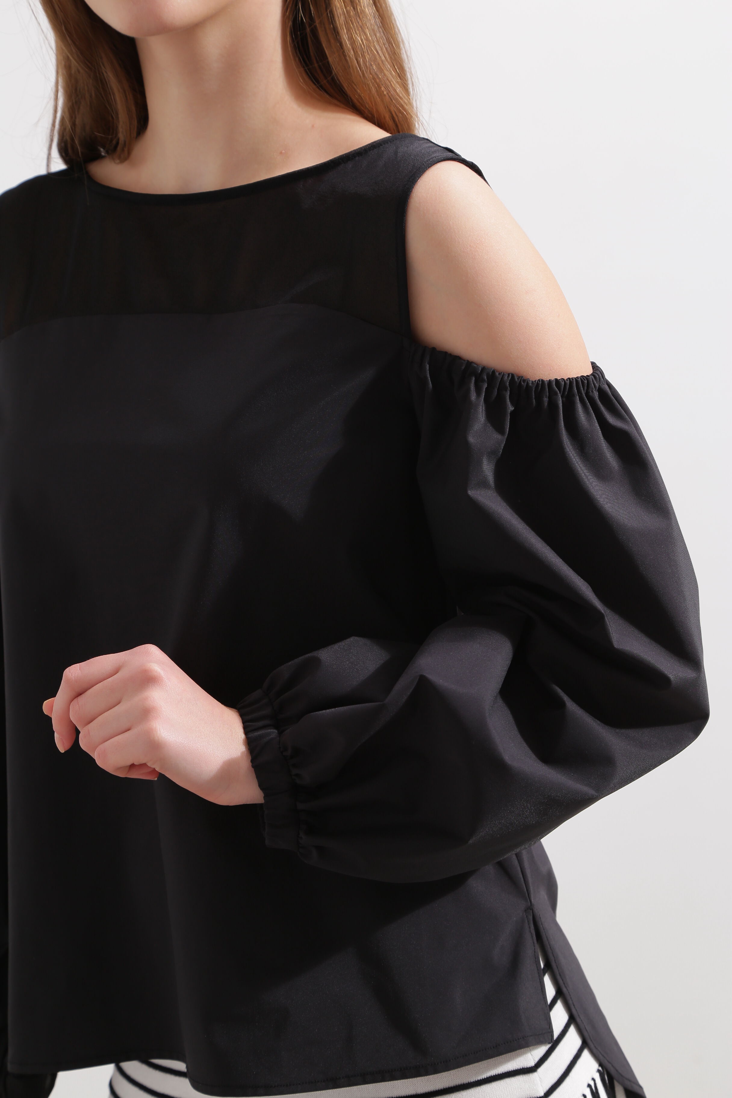  「オフショルダーカットソートップス」|Tシャツ・カットソー|