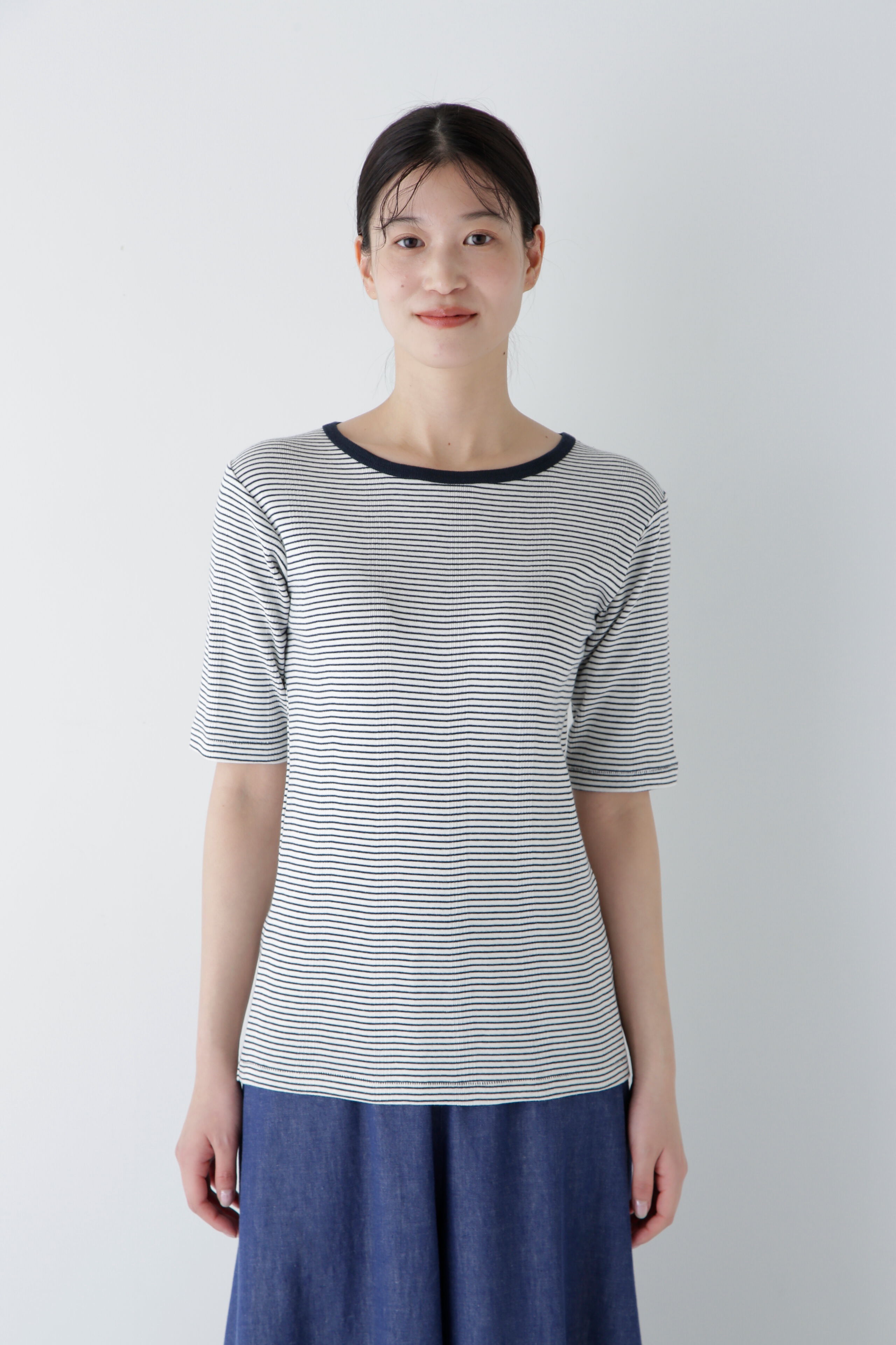  「◆リブクルーＴシャツ」|Tシャツ・カットソー|