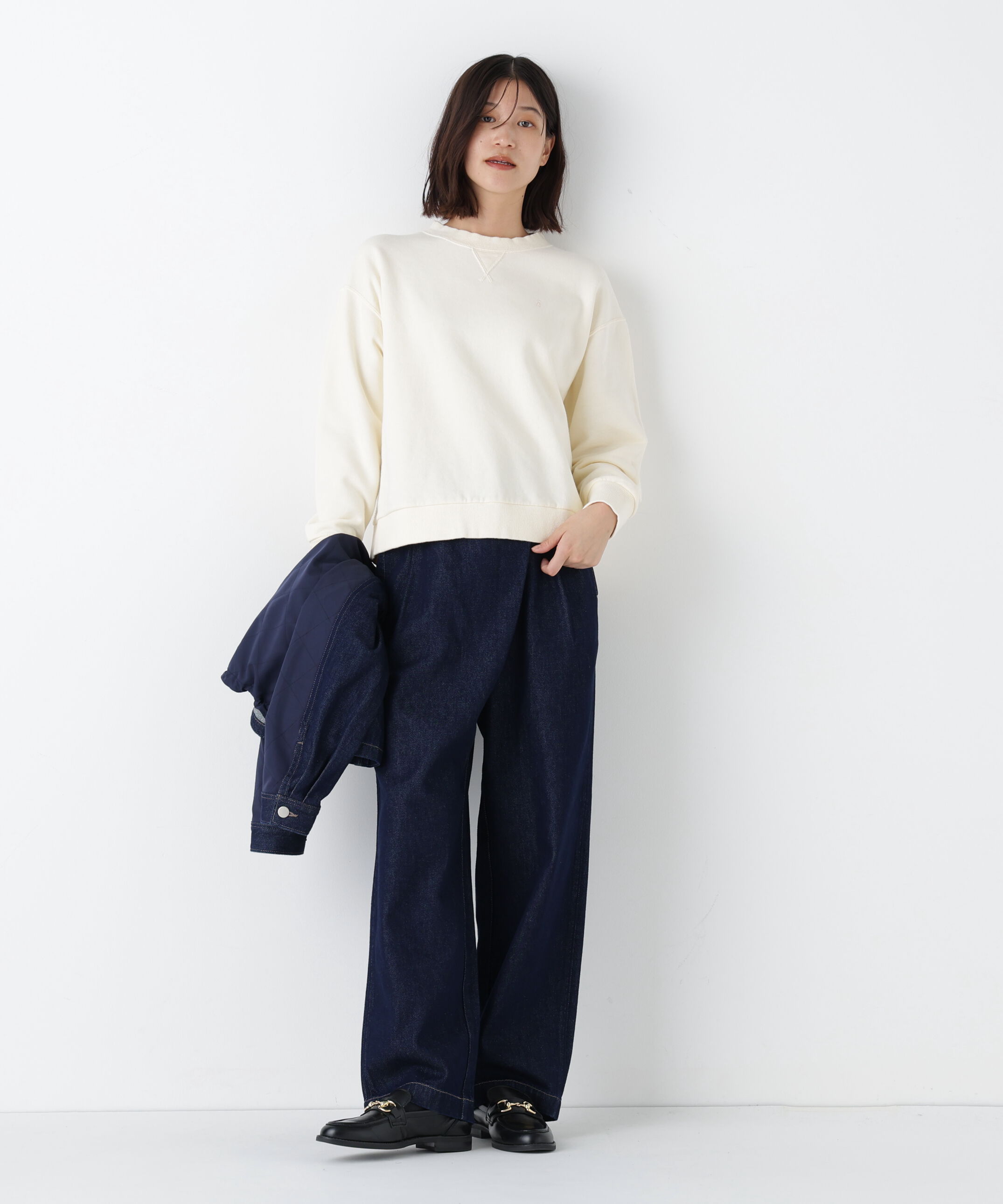  「◆《ウォッシャブル》ソフトデニムバレルパンツ」|その他|