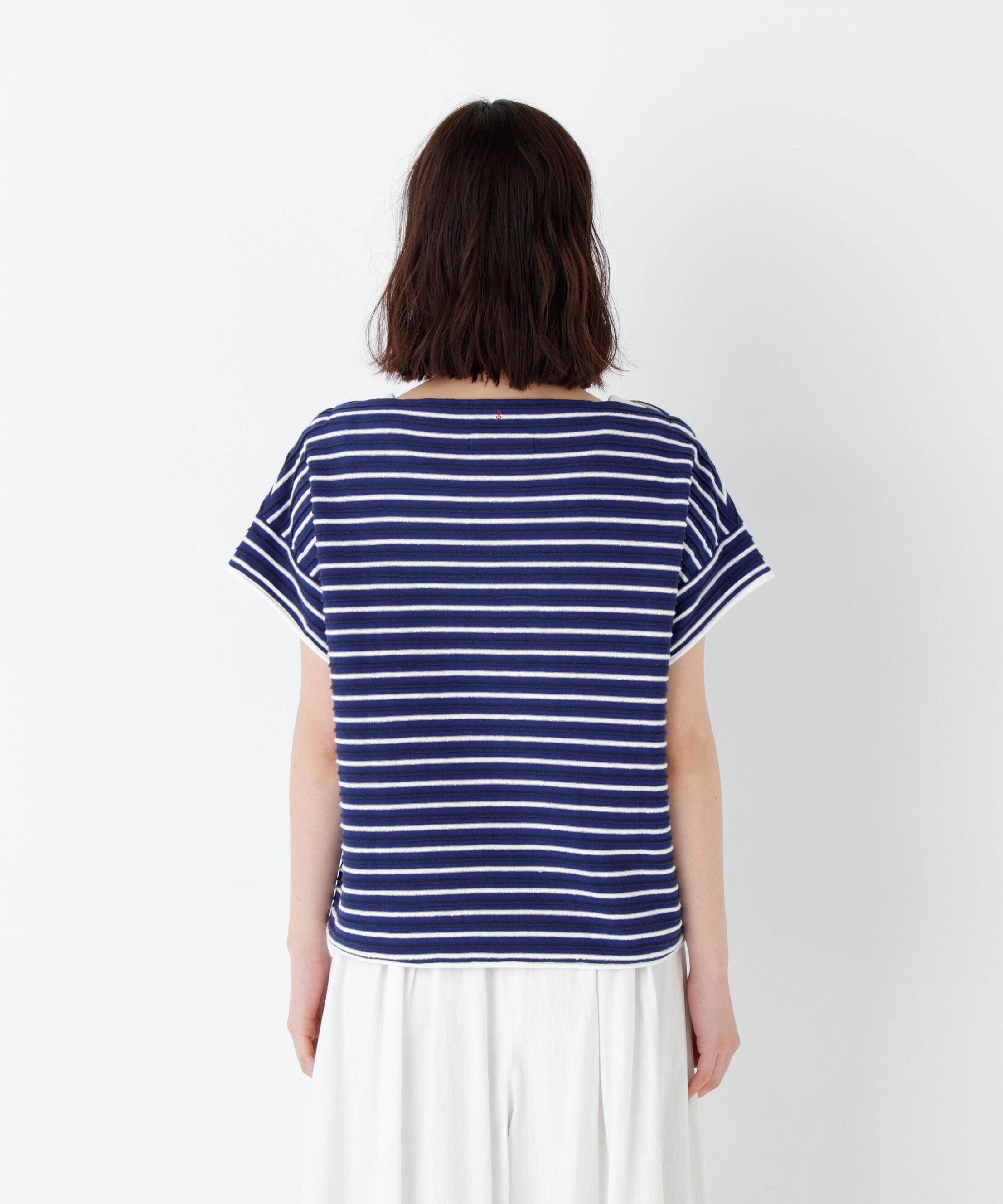  「≪ＮＡＴＩＣコラボ≫ロープボーダーカットソー」|Tシャツ・カットソー|