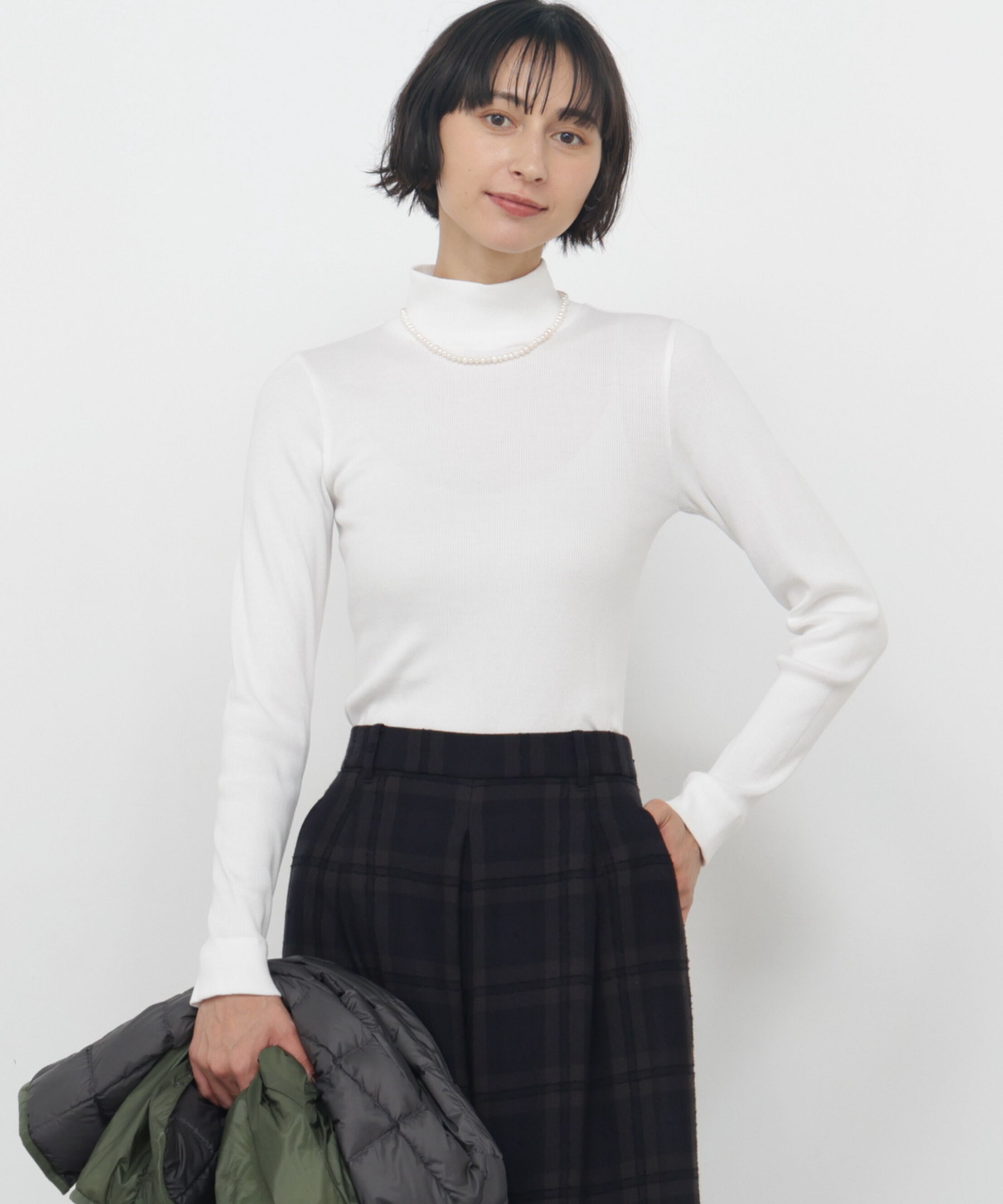  「◆オーガニック丸胴タートルカットソー」|Tシャツ・カットソー|