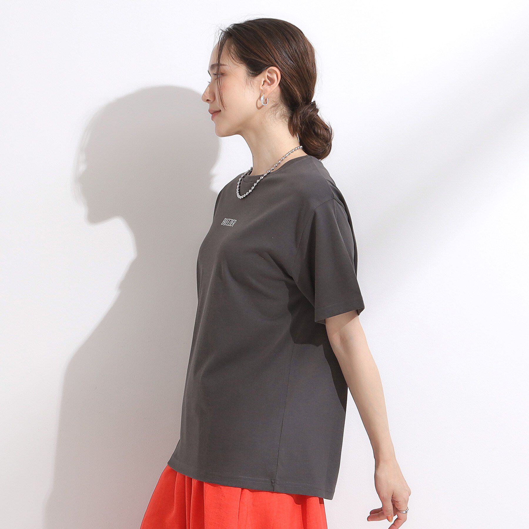 SHOO･LA･RUE「【S-LL/ひんやり/UV】選べる6柄でそれぞれ欲しくなる プリントTシャツ」|Tシャツ・カットソー|