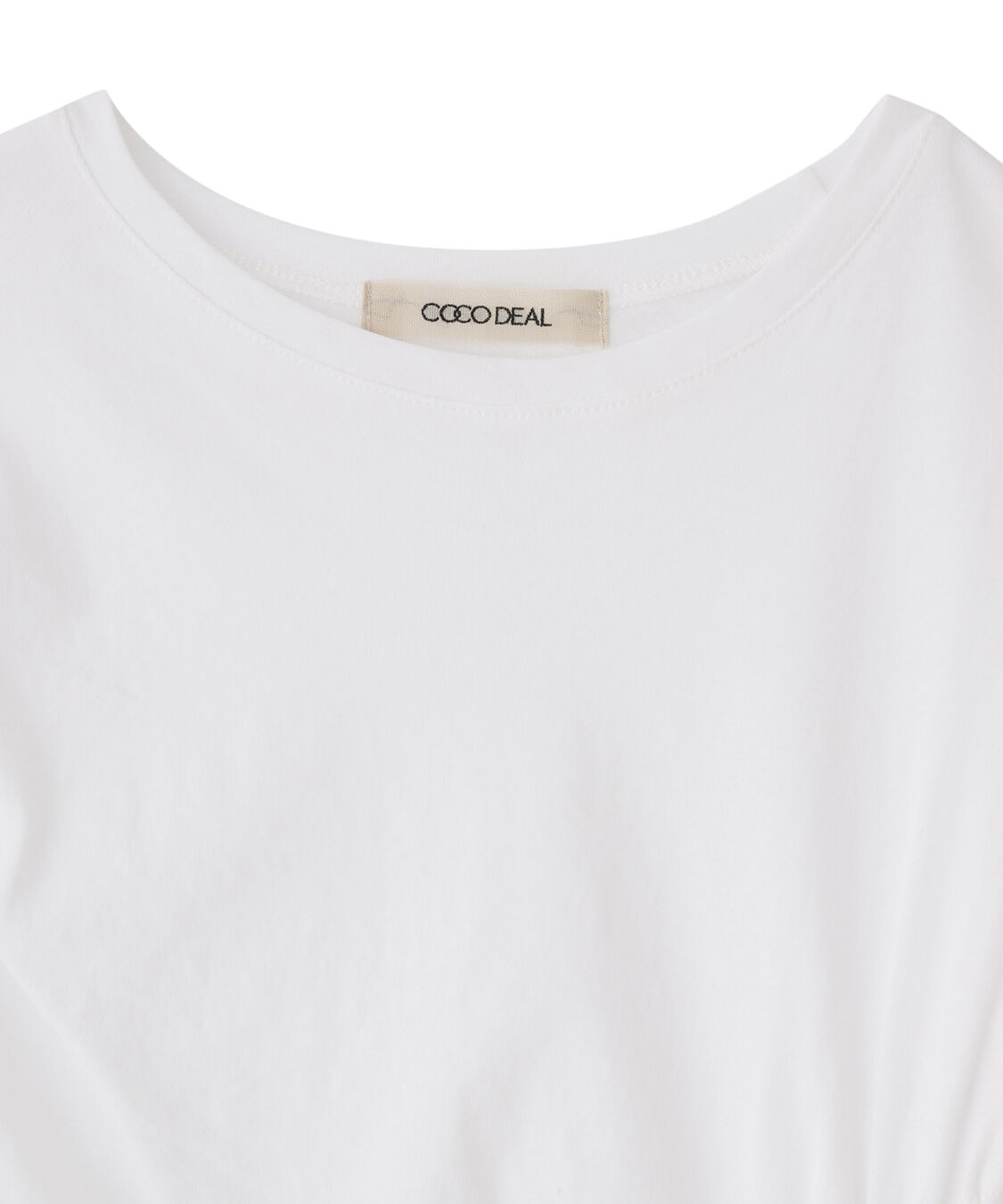 COCO DEAL「サイドドロストイレヘムTシャツ」|Tシャツ・カットソー|