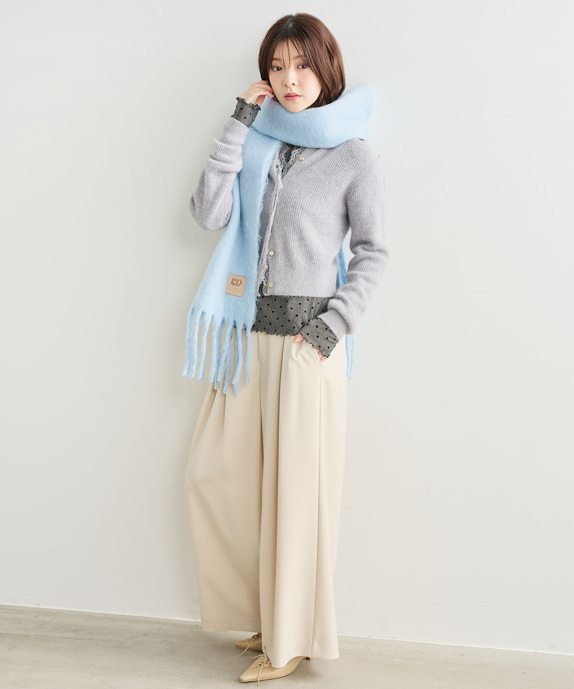 COCO DEAL「ワンタックストレートパンツ」|スラックス|
