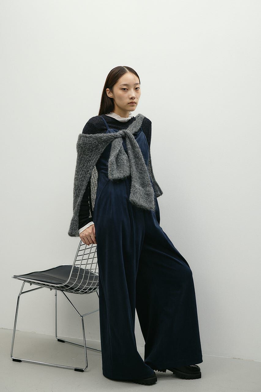 STYLEMIXER「ワイドタックベロアロンパース」|その他|