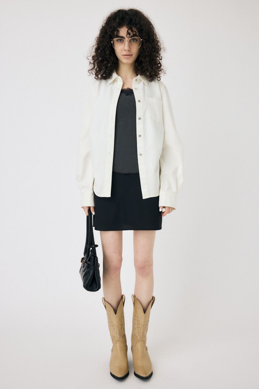 MOUSSY「WAIST FIT デニムシャツ」|シャツ・ブラウス|