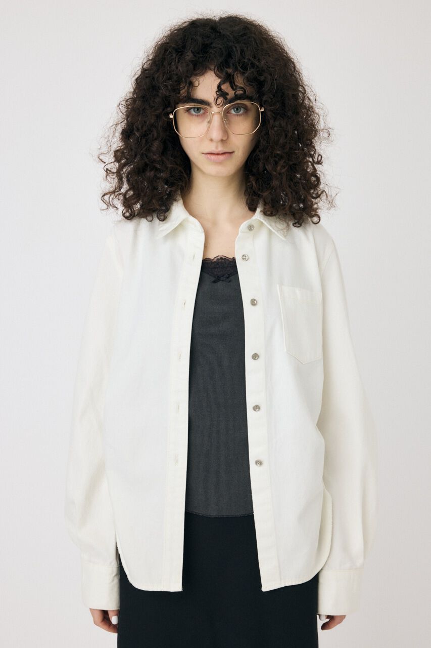 MOUSSY「WAIST FIT デニムシャツ」|シャツ・ブラウス|