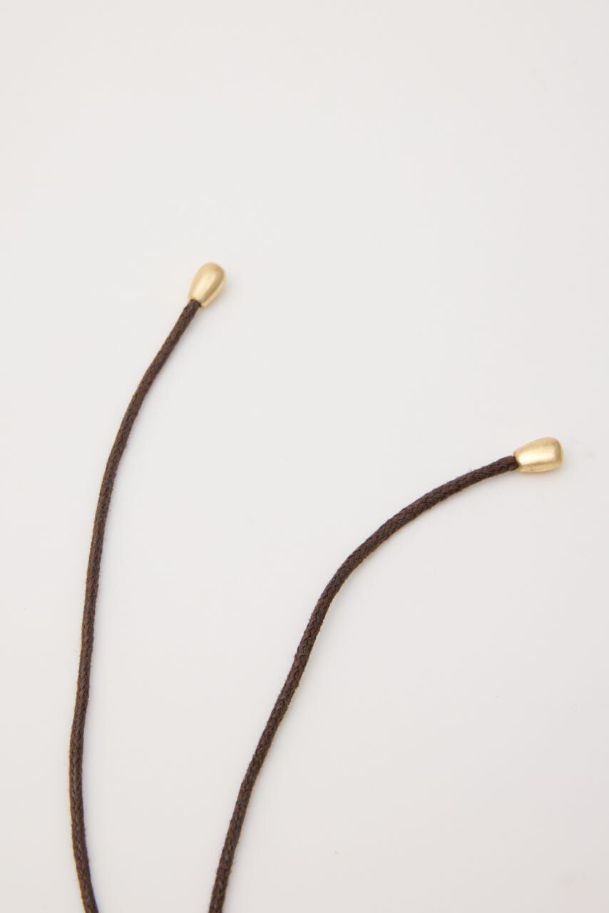 MOUSSY「STONE PENDANT CORD ネックレス」|ネックレス|